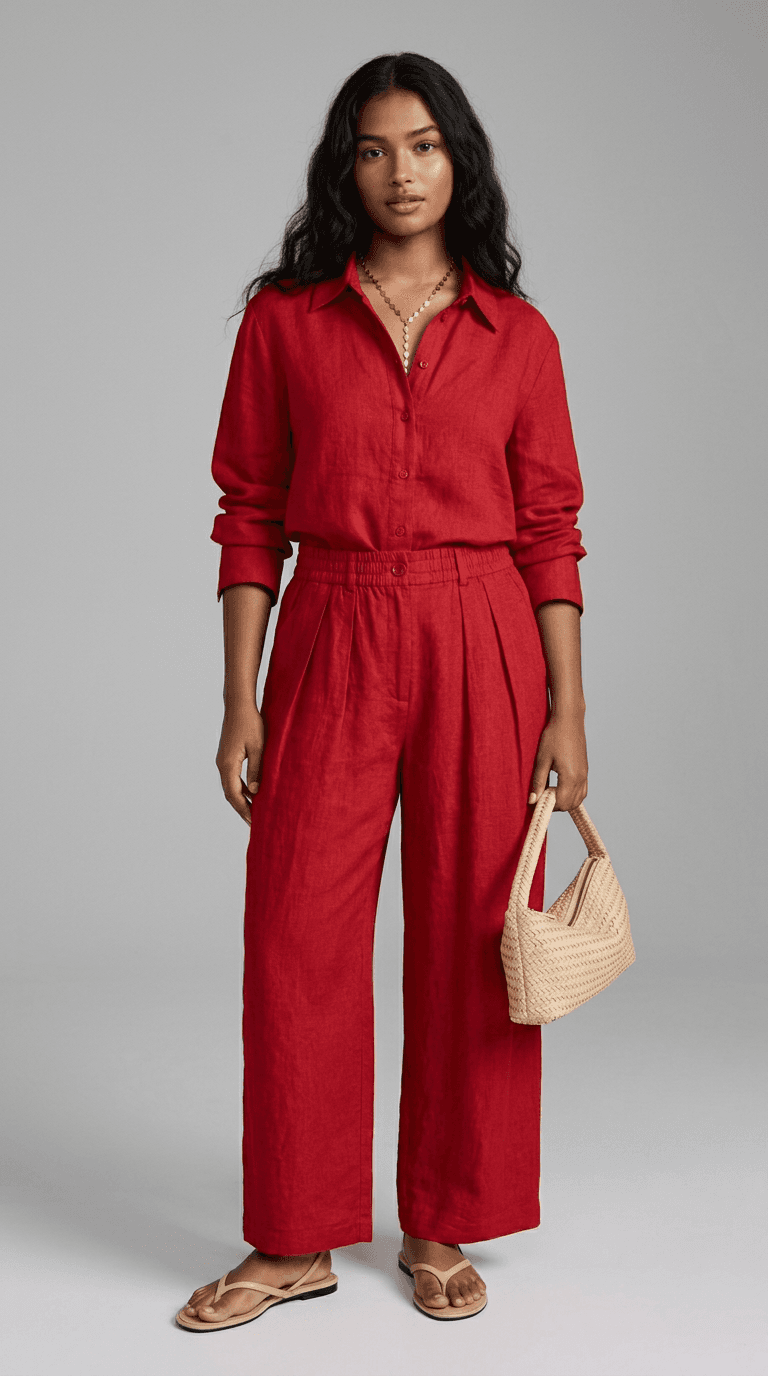 Summer Linen Lunch — an outfit styled by Lookora, ready to try on.